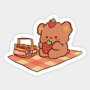 Strawbeary Sticker